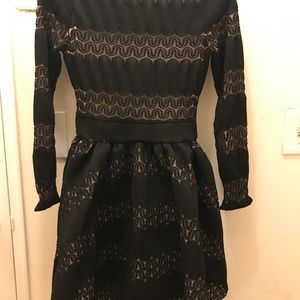 Maje Black Dress Size T1 NWT